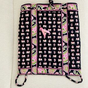 Very Bradley Elephant Drawstring Bag